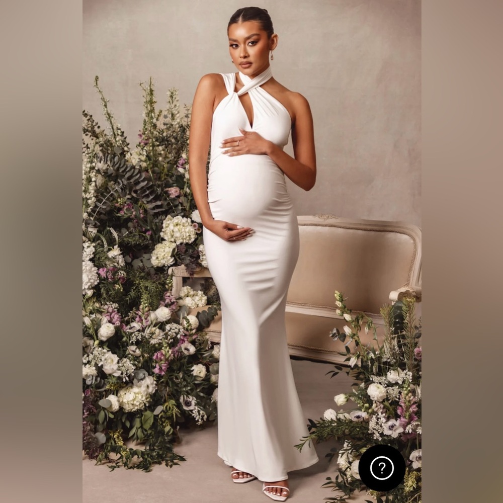 CLUB L London Alba Maternity Maxi Dress